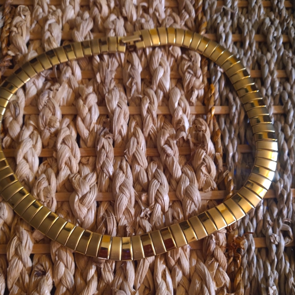 Vintage Gold Tone Link Chain Necklace